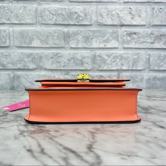 Kate Spade Melon Ball Pineapple Remi Flap Chain Crossbody Shoulder Bag - Picture 7 of 13